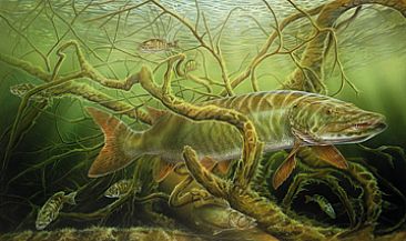 Make Way - Muskellunge by Curtis Atwater